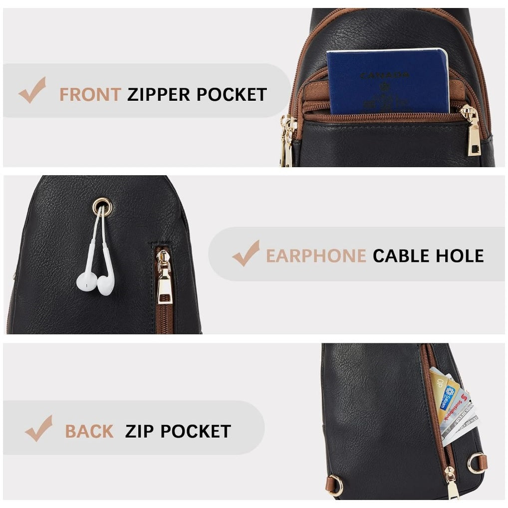Sling Bag - Crossbody - Blake - Raven