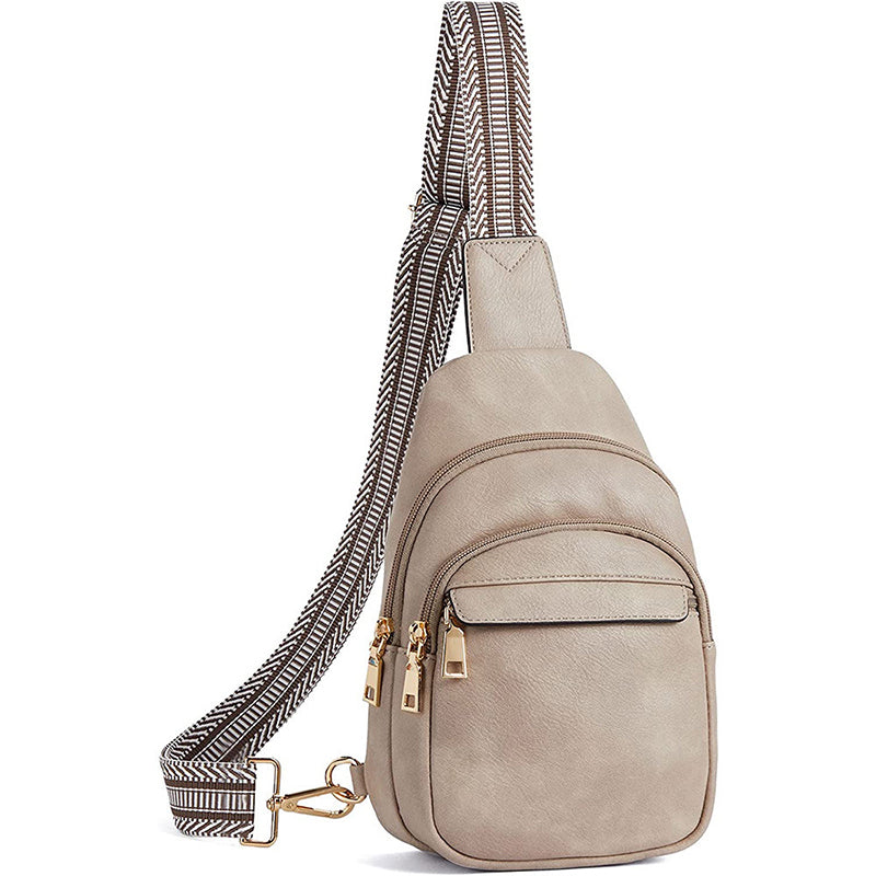 Sling Bag - Crossbody - Blake - Taupe - Choc