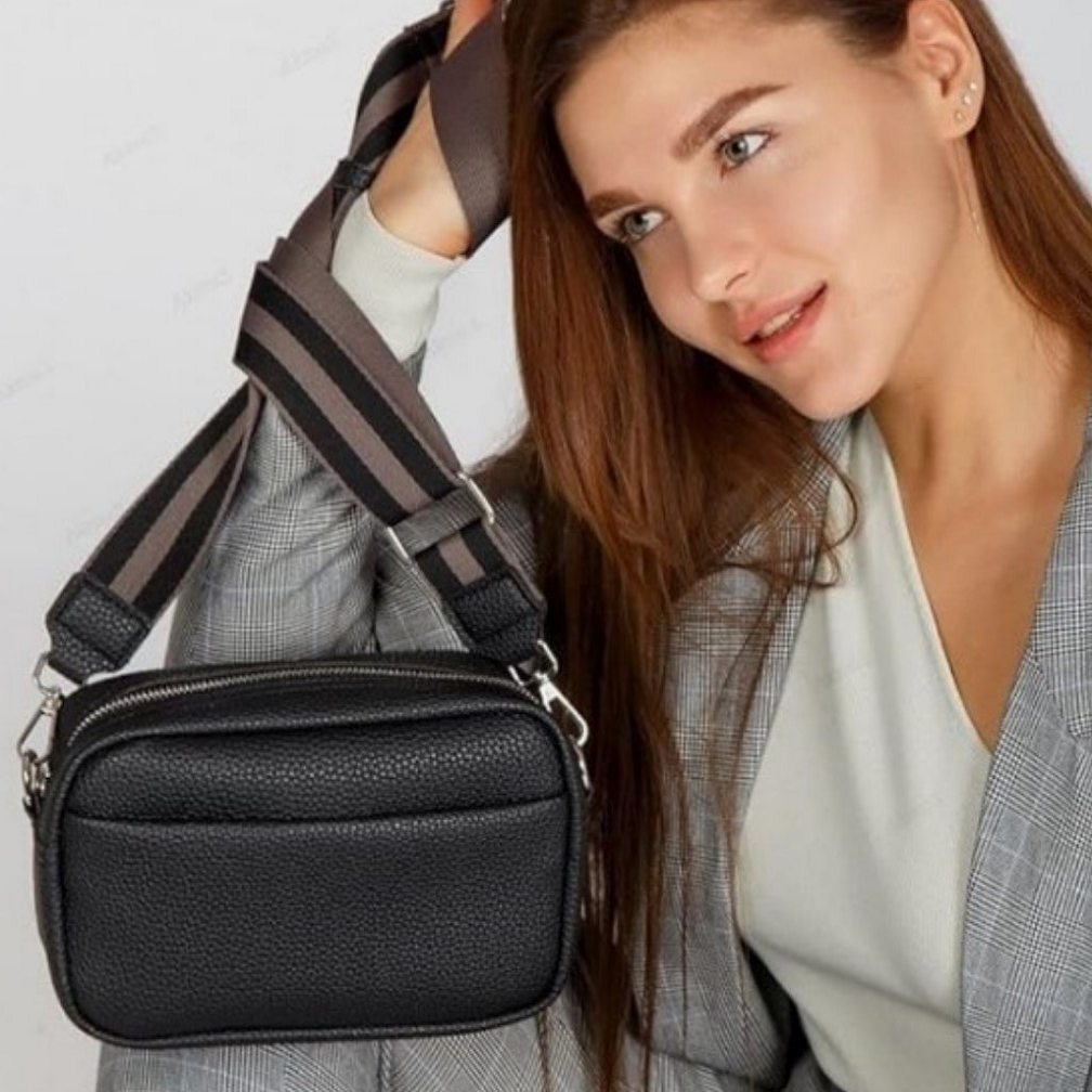 Cross Body - Riley - Black - Includes two Removal Straps available at Stylingo.co.za