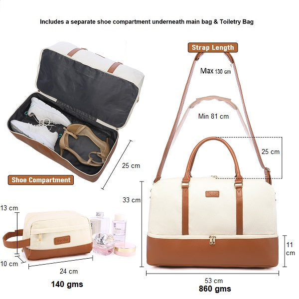 Duffel Bag – Carey - With Toiletry Bag is available at Stylingo.co.za