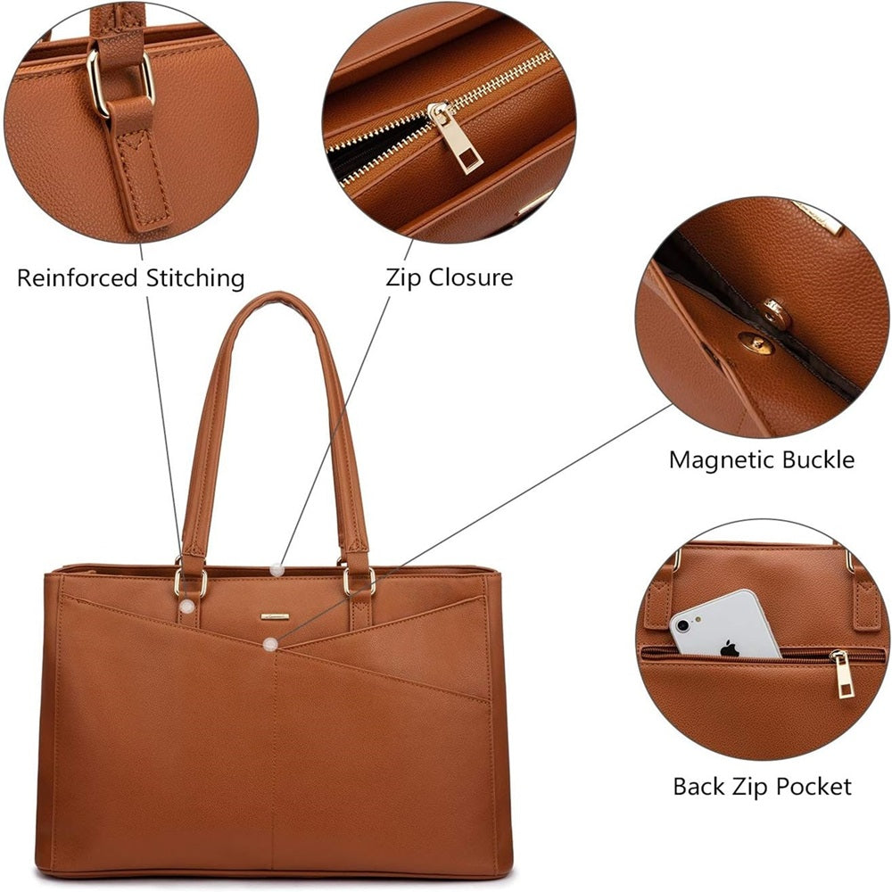 Laptop Bag – 15.6" - Alexa - Brown