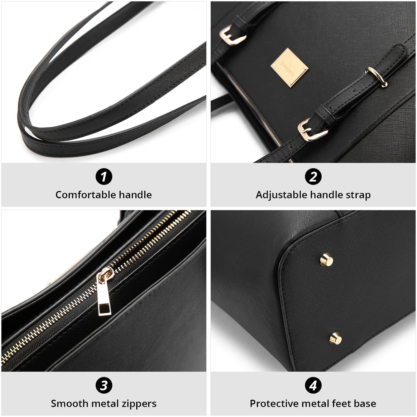 Laptop Bag - 15.6" - Tana - Black shop at Stylingo.co.za