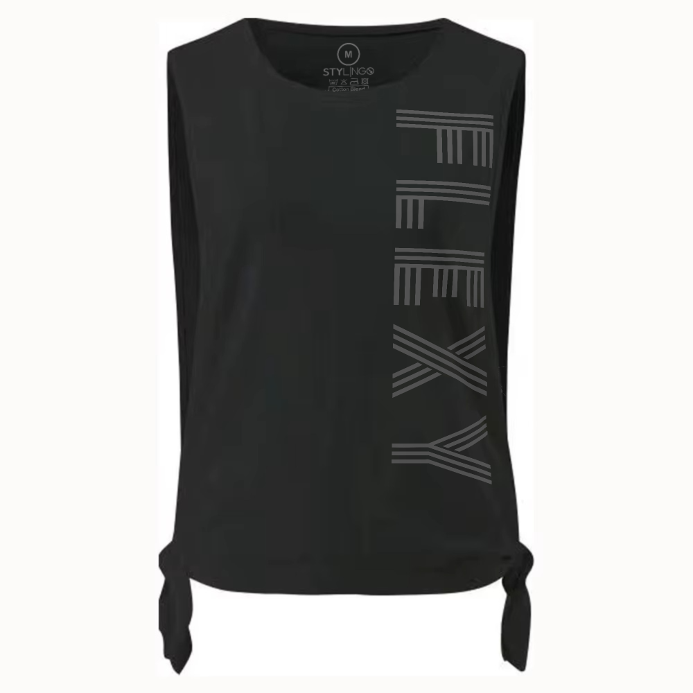 Tie Top - Flexy - Black