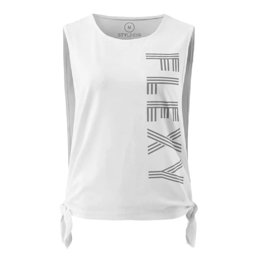 Tie Top - Flexy - White