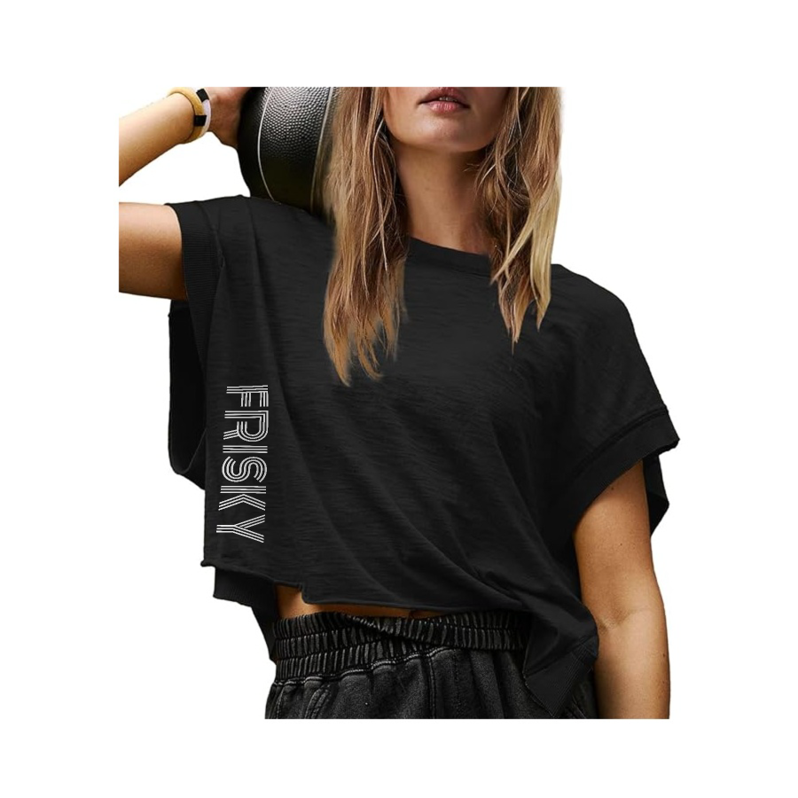 Keyhole Top - Frisky - Black