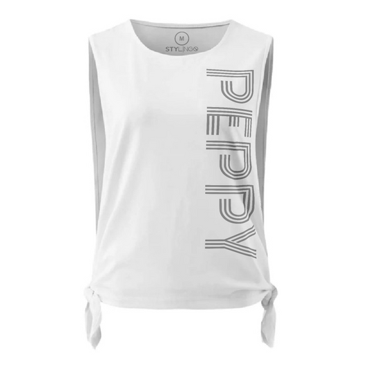 Tie Top - Peppy - White