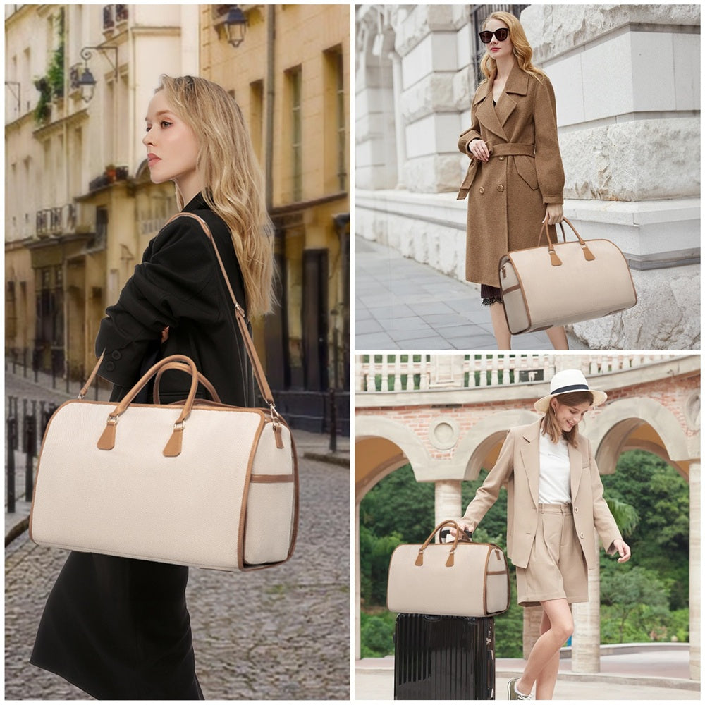 Travel Bag - 3-in-1 Sloane Bag - Beige