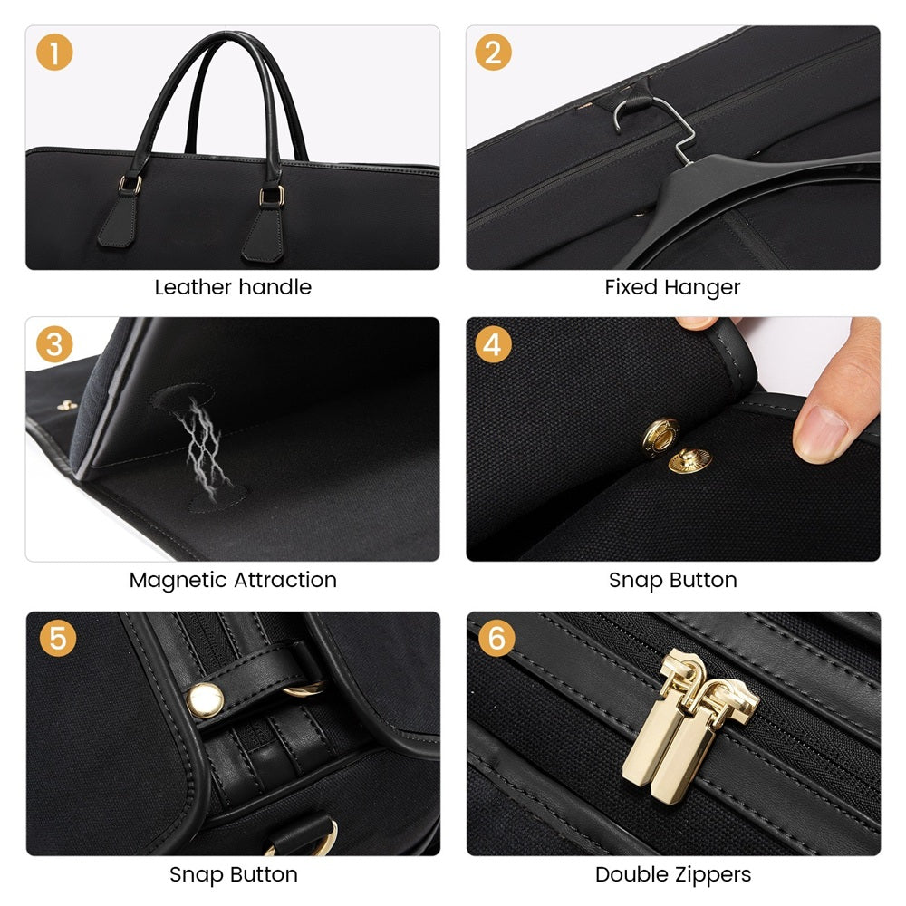 Travel Bag - 3-in-1 Sloane Bag - Black