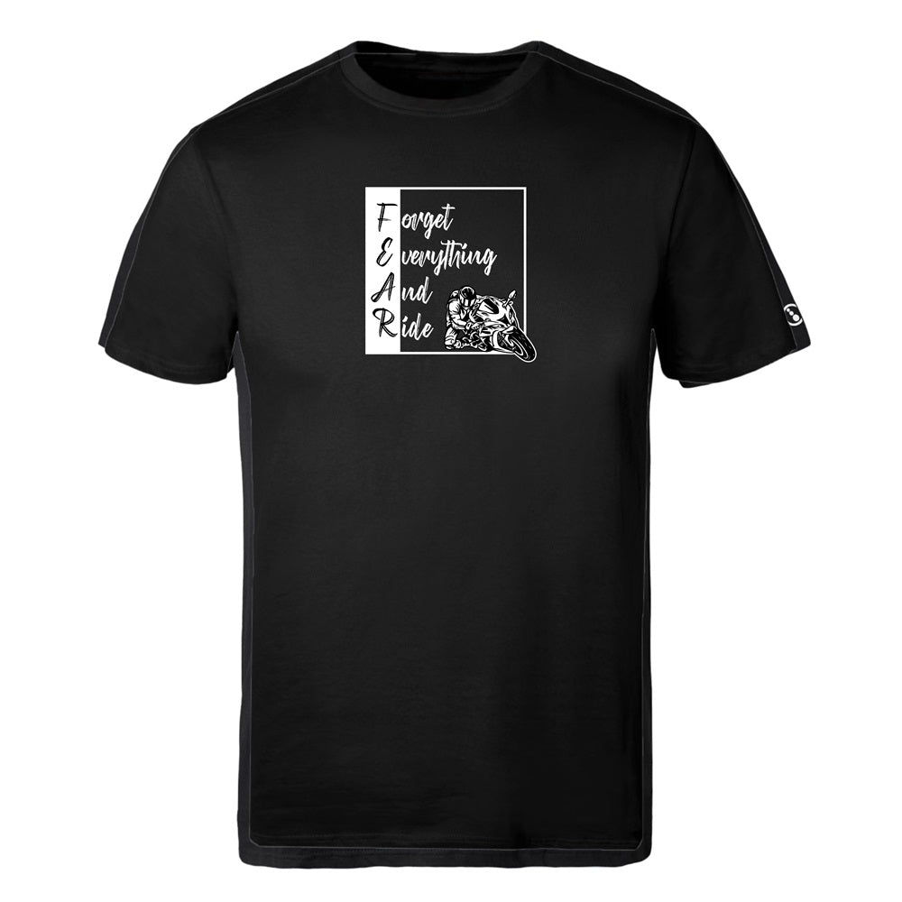 Men's T-Shirt - Short Sleeve - FEAR - Black