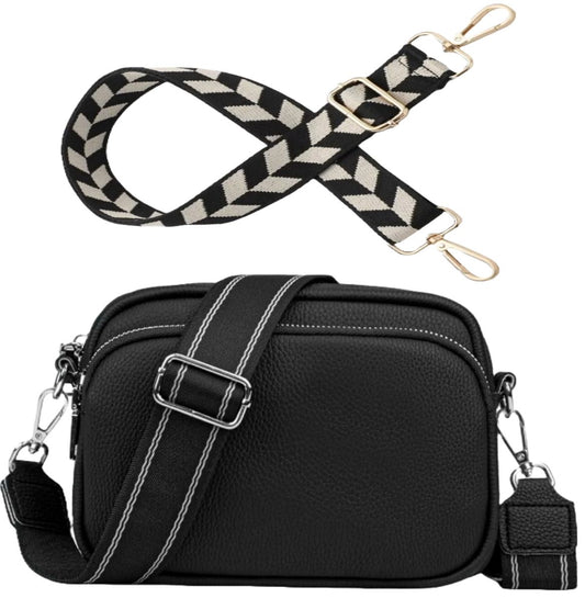 Crossbody - Jade - Black - With two Adjustable Straps shop at Stylingo.co.za 