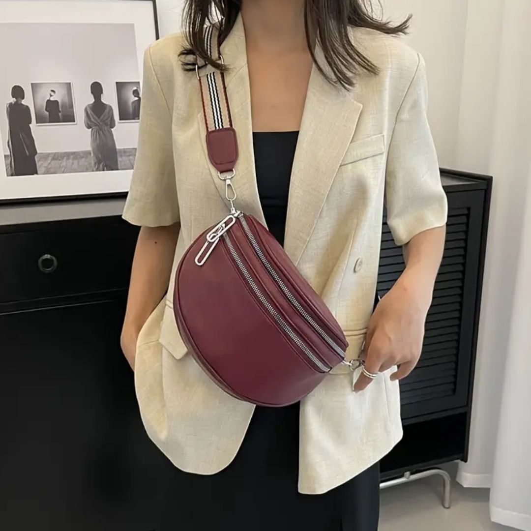 Crossbody Bag - Drew - Wine  shop at Stylingo.co.za