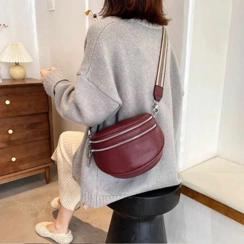 Crossbody Bag - Drew - Wine  shop at Stylingo.co.za