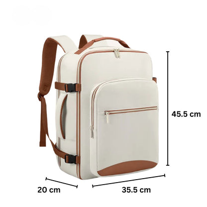 Black Canvas Travel Backpack
