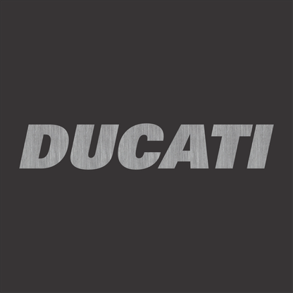 Ducati Silver T-shirt artwork featuring a bold motorcycle-inspired graphic design.