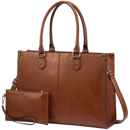 Laptop Bag - 15.6" - Sadie - With Pouch - Brown  shop at Stylingo.co.za