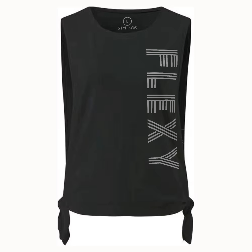 Tie Top - Flexy - Black