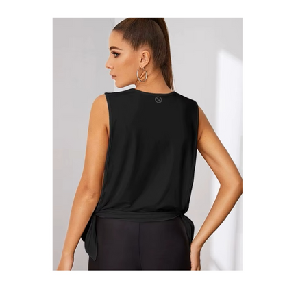 Tie Top - Sassy - Black