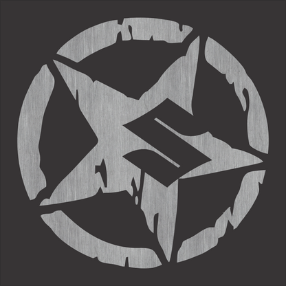 Suzuki Star T-shirt artwork featuring a bold motorcycle-inspired graphic design.